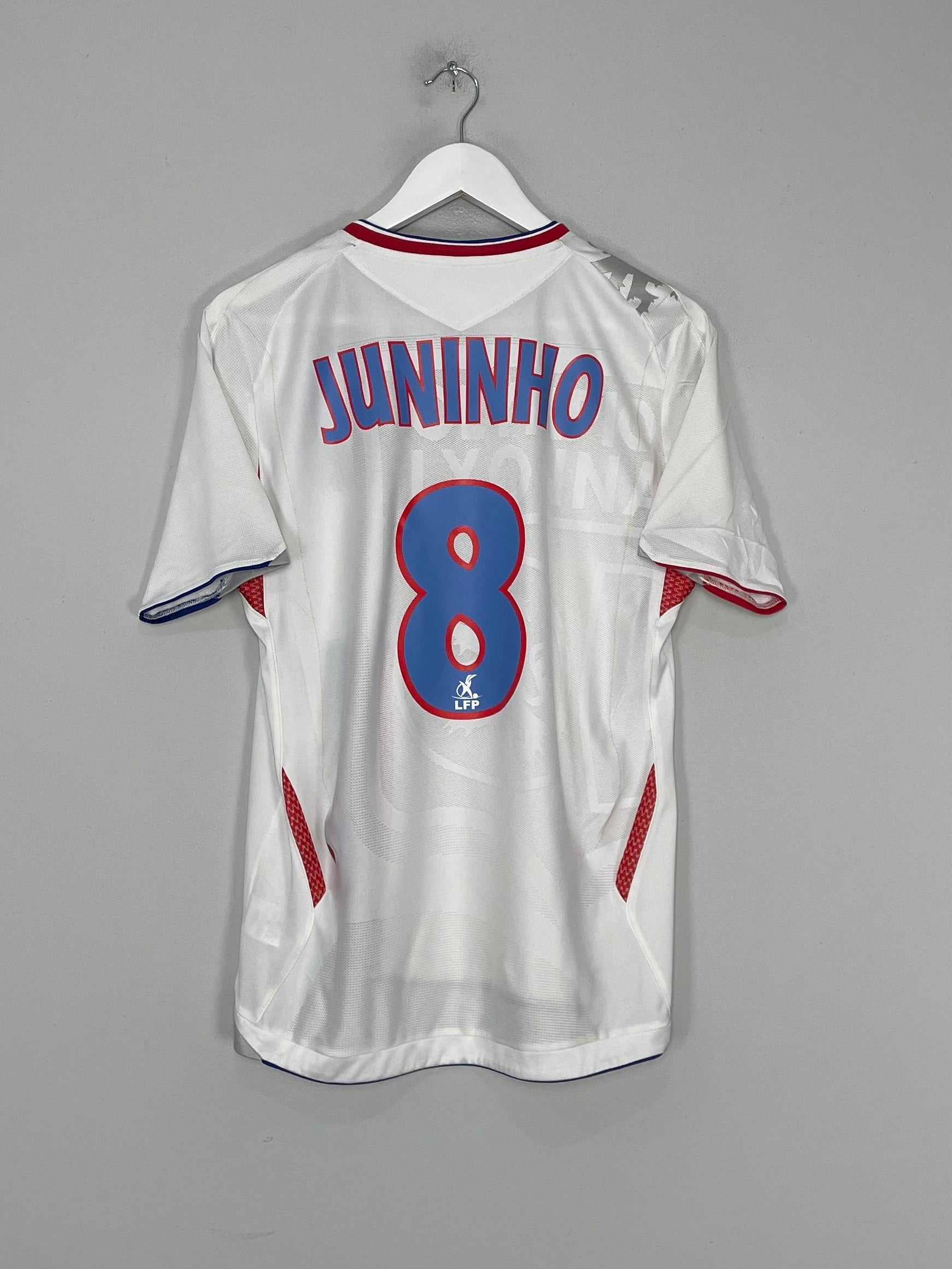 2006/07 LYON JUNINHO #8 HOME SHIRT (M) UMBRO