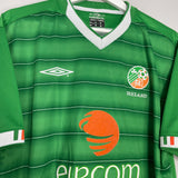 2003/04 IRELAND HOME SHIRT (L) UMBRO