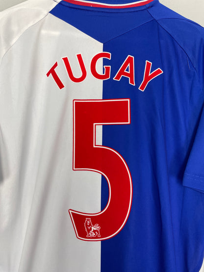 2007/08 BLACKBURN ROVERS TUGAY #5 HOME SHIRT (L) UMBRO