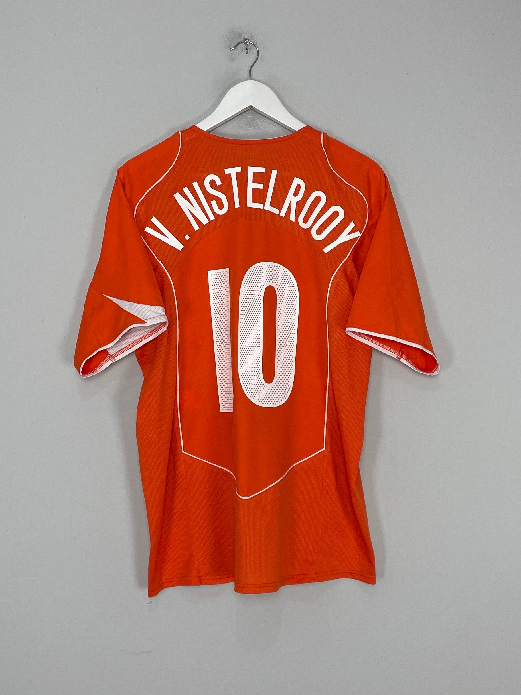 2004/06 NETHERLANDS V.NISTELROOY #10 HOME SHIRT (L) NIKE