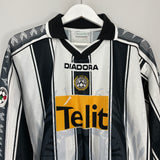 2001/02 UDINESE JORGENSEN #19 L/S *MATCH ISSUE* HOME SHIRT (XL) DIADORA