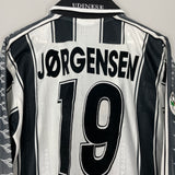 2001/02 UDINESE JORGENSEN #19 L/S *MATCH ISSUE* HOME SHIRT (XL) DIADORA