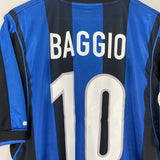 2000/01 INTER MILAN BAGGIO #10 HOME SHIRT (L) NIKE