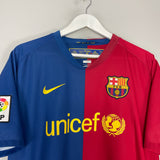 2008/09 BARCELONA MESSI #10 HOME SHIRT (L) NIKE