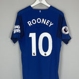 2017/18 EVERTON ROONEY #10 *MATCH ISSUE* + SIGNED* HOME SHIRT (L) UMBRO