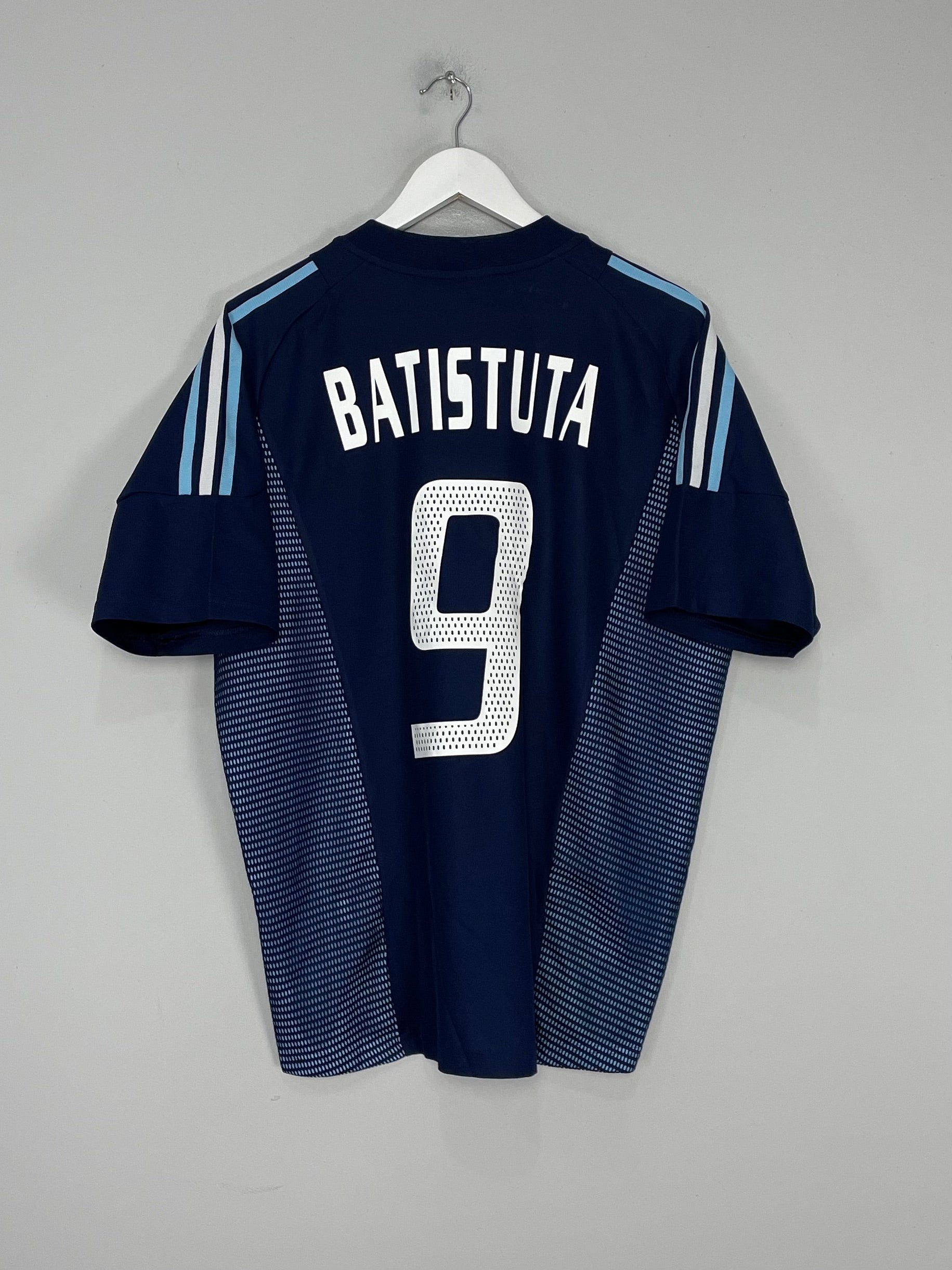 2002/04 ARGENTINA BATISTUTA #9 AWAY SHIRT (L) ADIDAS