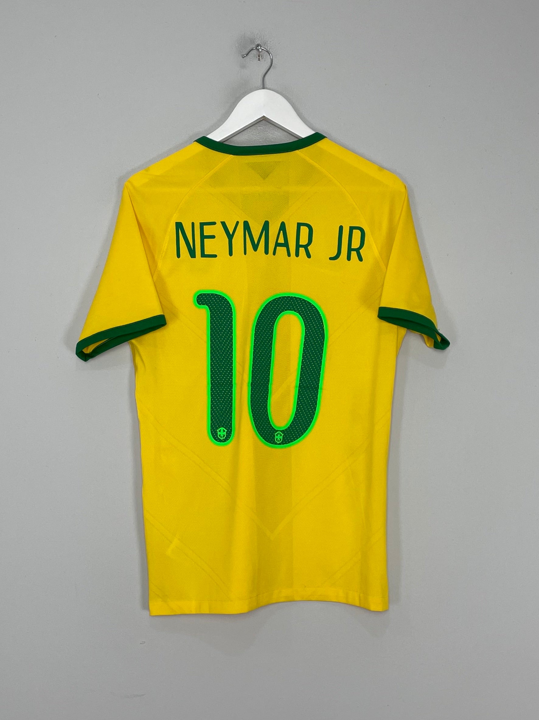 2014/15 BRAZIL NEYMAR JR #10 *PLAYER ISSUE* HOME SHIRT (M) NIKE