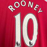 2009/10 MANCHESTER UNITED ROONEY #10 HOME SHIRT (XL) NIKE