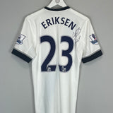 2015/16 TOTTENHAM ERIKSEN #23 *MATCH ISSUE + SIGNED* HOME SHIRT (M) UNDER ARMOUR