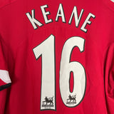 2004/06 MANCHESTER UNITED KEANE #16 HOME SHIRT (L) NIKE