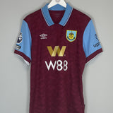 2023/24 BURNLEY FOFANA #23 *MATCH ISSUE* HOME SHIRT (L) UMBRO