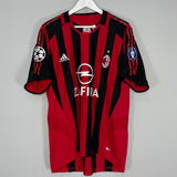 2005/06 AC MILAN KAKA #22 C/L HOME SHIRT (L) ADIDAS