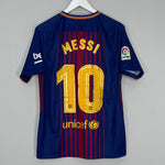 2017/18 BARCELONA MESSI #10 HOME SHIRT (M) NIKE