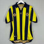 2006/07 FENERBAHCE *CENTENARY* REVERSABLE HOME SHIRT (L) ADIDAS