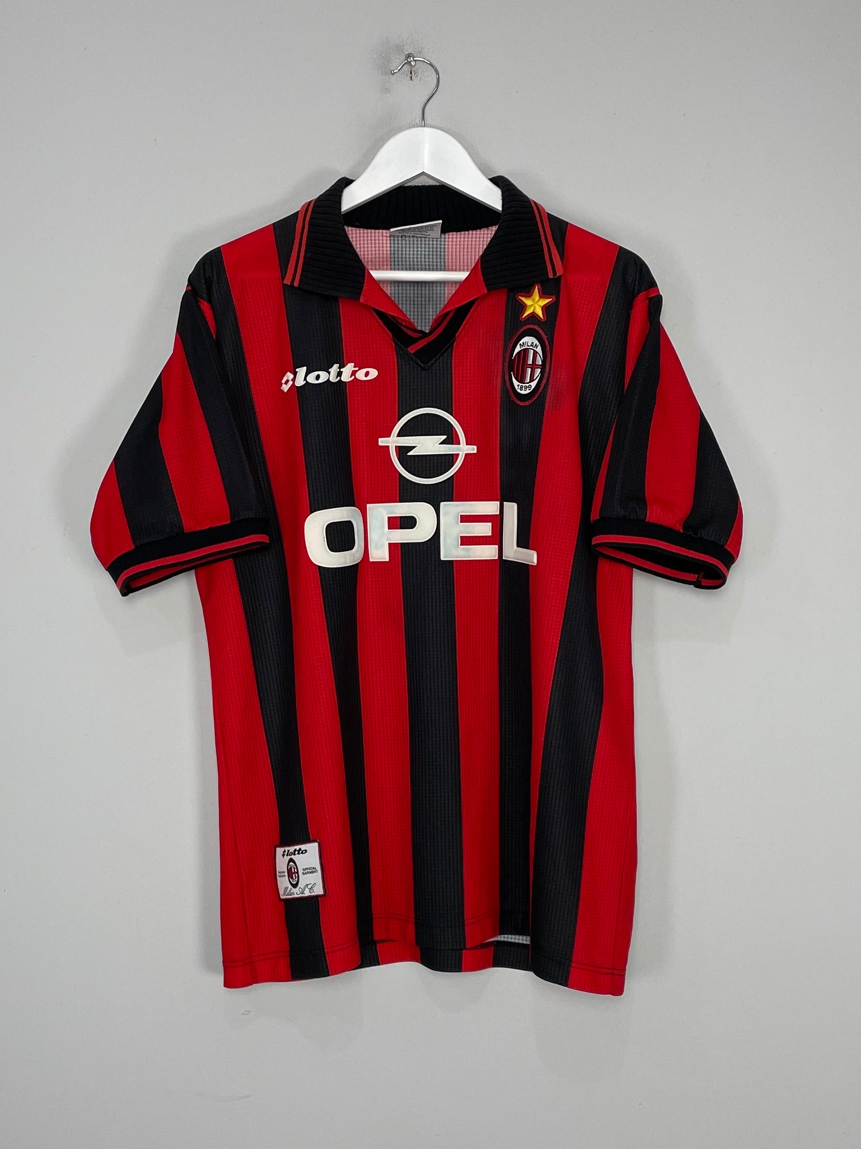 CULT KITS - 1997/98 AC MILAN MALDINI #3 HOME SHIRT (L) LOTTO – Cult Kits