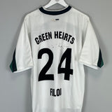 2000/02 MONCHENGLADBACH FILOU #24 *SIGNED* HOME SHIRT (M) REEBOK