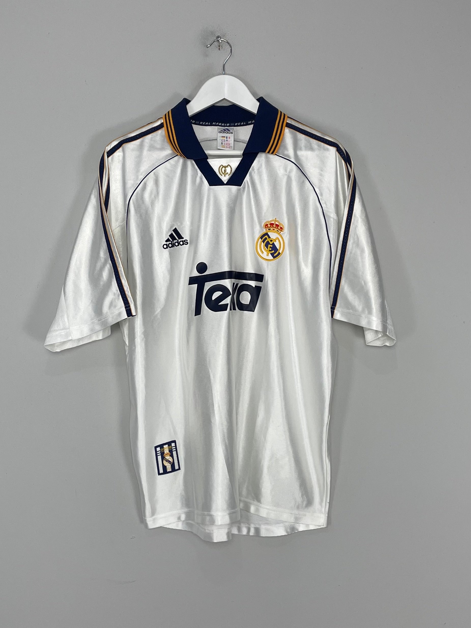 1998/00 REAL MADRID HOME SHIRT (L) ADIDAS