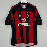 2000/02 AC MILAN SHEVCHENKO #7 HOME SHIRT (L) ADIDAS