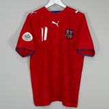 2006/07 CZECH REPUBLIC NEDVED #11 HOME SHIRT (L) PUMA