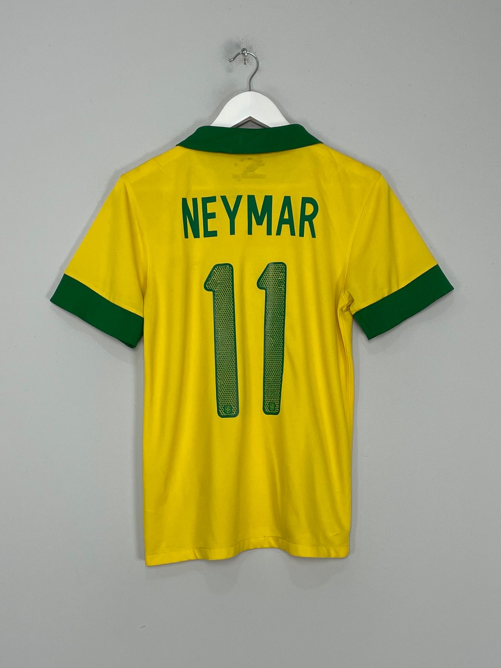 2013/14 BRAZIL NEYMAR JR #11 HOME SHIRT (S) NIKE