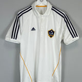 2007/08 LA GALAXY BECKHAM #23 POLO SHIRT (M) ADIDAS