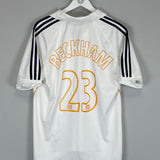 2007/08 LA GALAXY BECKHAM #23 POLO SHIRT (M) ADIDAS