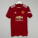 2020/21 MANCHESTER UNITED HOME SHIRT (M) ADIDAS