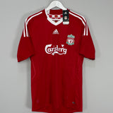 2008/10 LIVERPOOL GERRARD #8 *BNWT* HOME SHIRT (M) ADIDAS