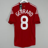 2008/10 LIVERPOOL GERRARD #8 *BNWT* HOME SHIRT (M) ADIDAS