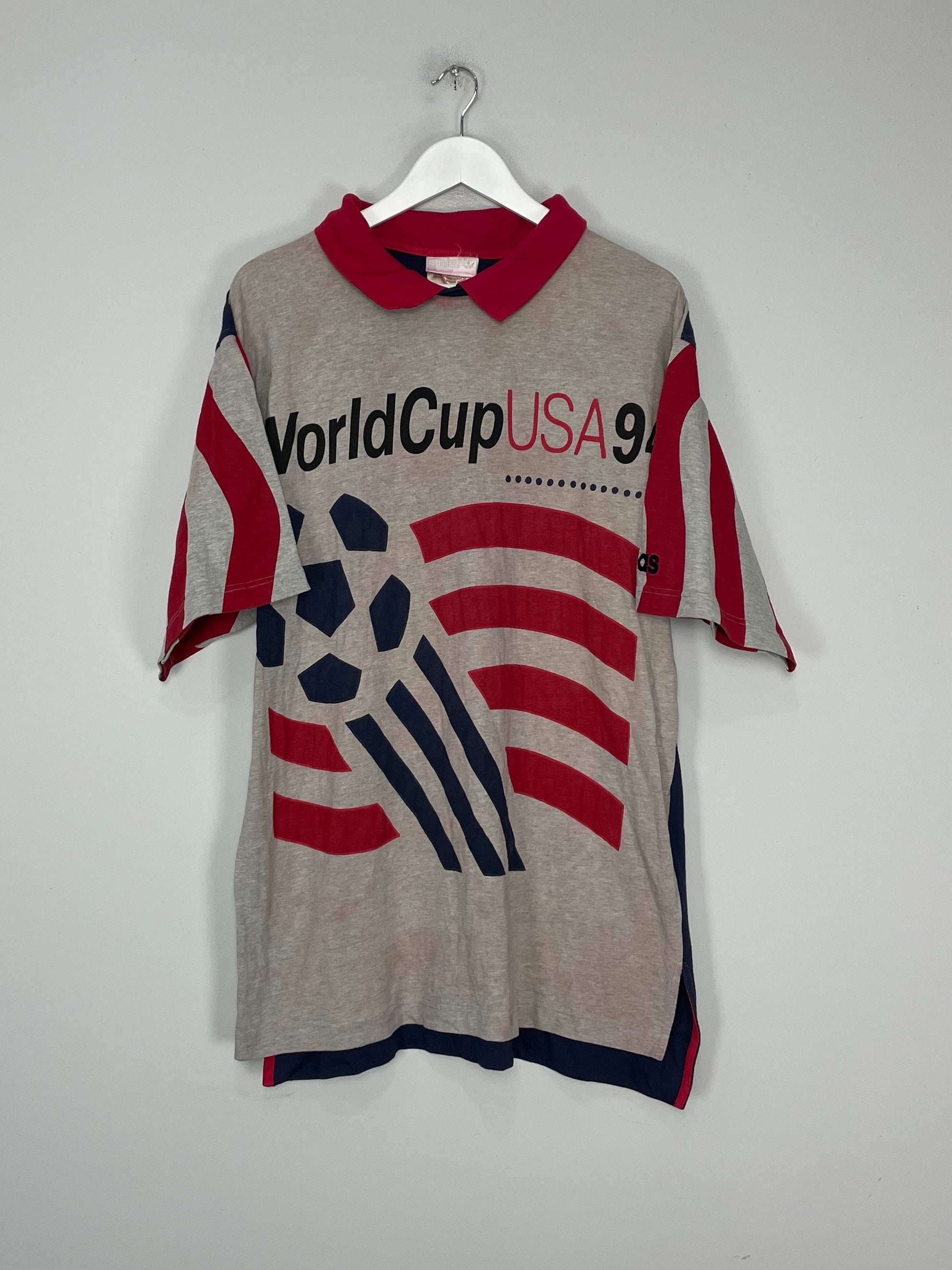 1994 USA WORLD CUP T-SHIRT (M) ADIDAS