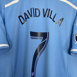 2015/16 NEW YORK CITY DAVID VILLA #7 HOME SHIRT (XL) ADIDAS