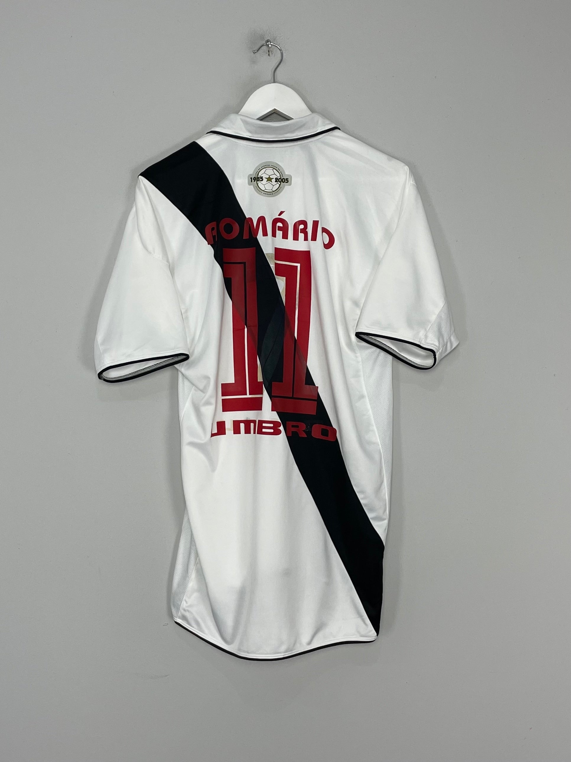 2004 VASCO DA GAMA ROMARIO #11 AWAY SHIRT (L) UMBRO