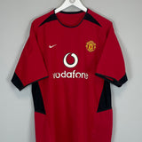 2002/04 MANCHESTER UNITED HOME SHIRT (L) NIKE