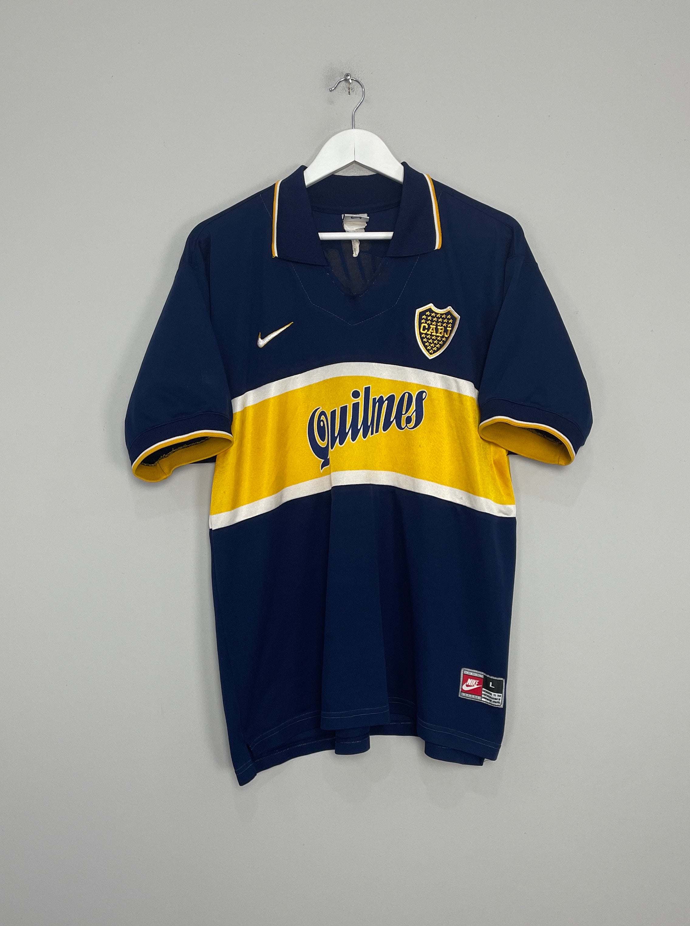 Image of the Boca Juniors shirt from the 1997/98 season