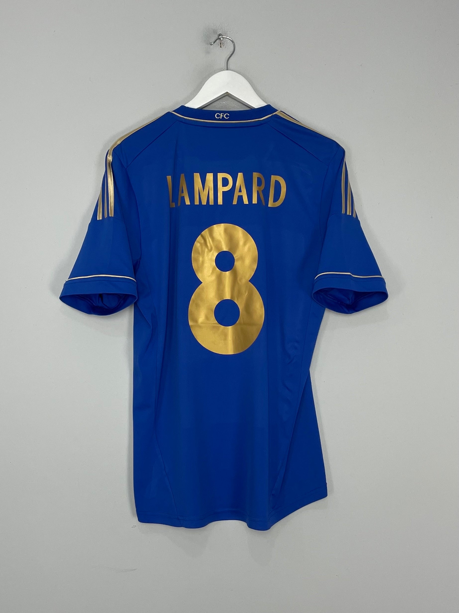 2012/13 CHELSEA LAMPARD #8 HOME SHIRT (L) ADIDAS