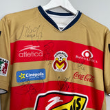 2010/11 MONARCAS MORELIA *SQUAD SIGNED* HOME SHIRT (S) ATLETICA