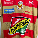 2010/11 MONARCAS MORELIA *SQUAD SIGNED* HOME SHIRT (S) ATLETICA