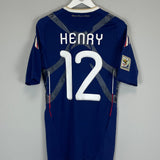 2009/10 FRANCE HENRY #12 *PLAYER ISSUE* HOME SHIRT (M) ADIDAS