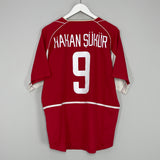 2002/04 TURKEY HAKAN SUKER #9 HOME SHIRT (L) NIKE