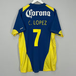 2004/05 CLUB AMERICA C.LOPEZ #7 AWAY SHIRT (XL) NIKE