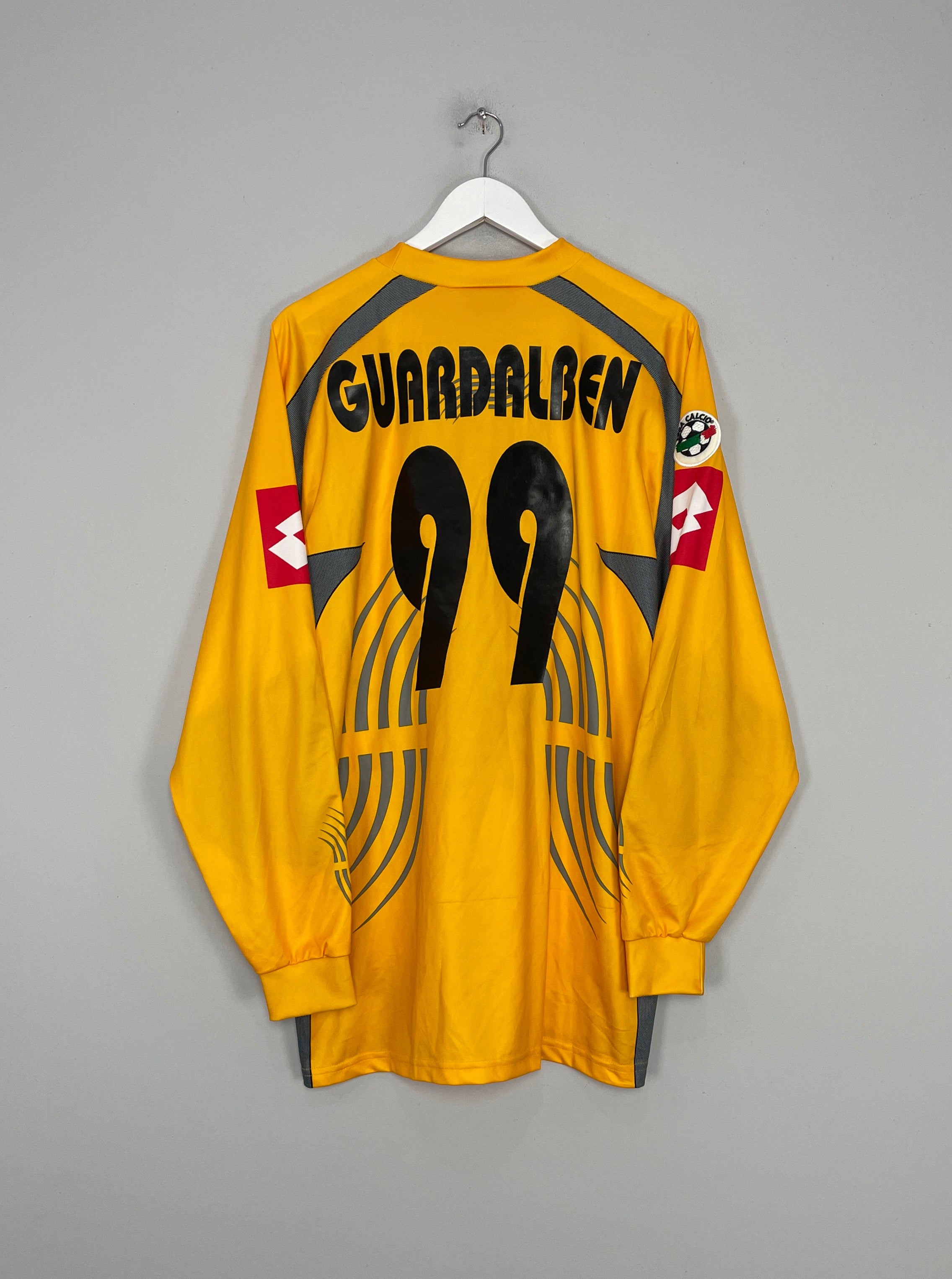 2002/03 PIACENZA GUARDALBEN #99 GK SHIRT (XXL) LOTTO