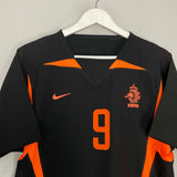 2002/04 NETHERLANDS V.NISTELROOY #9 AWAY SHIRT (S) NIKE