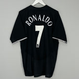 2003/05 MANCHESTER UNITED RONALDO #7 AWAY SHIRT (L) NIKE