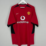 2002/04 MANCHESTER UNITED RONALDO #7 HOME SHIRT (XL) NIKE