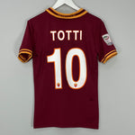 2013/14 ROMA TOTTI #10 HOME SHIRT (M) OM