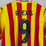 2013/15 BARCELONA ALEXIS #9 *BNWT* AWAY SHIRT (L) NIKE