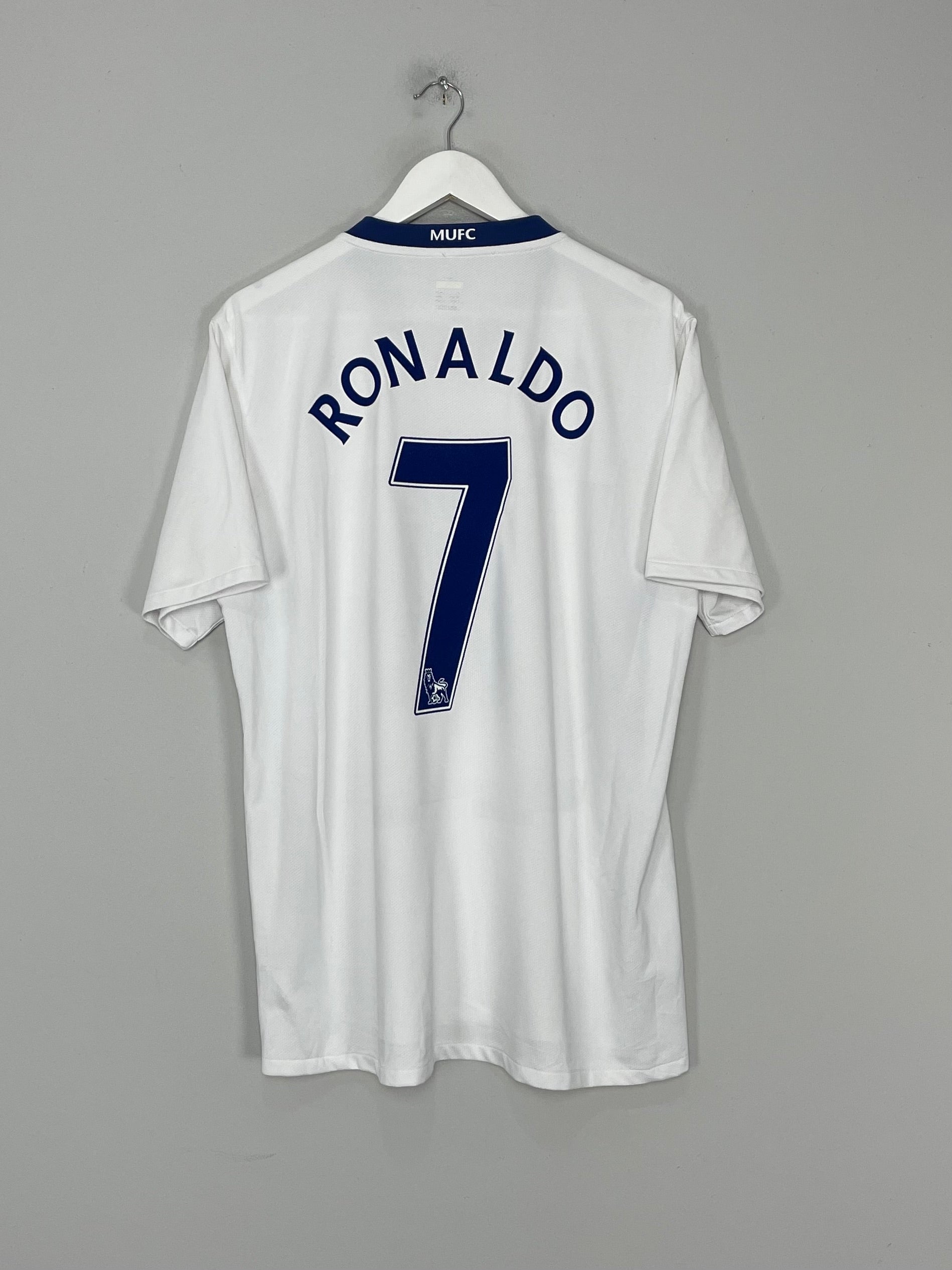 2008/09 MANCHESTER UNITED RONALDO #7 AWAY SHIRT (XL) NIKE