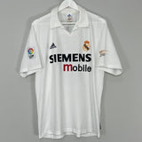 2002/03 REAL MADRID ZIDANE #5 *CENTENARY* HOME SHIRT (L) ADIDAS