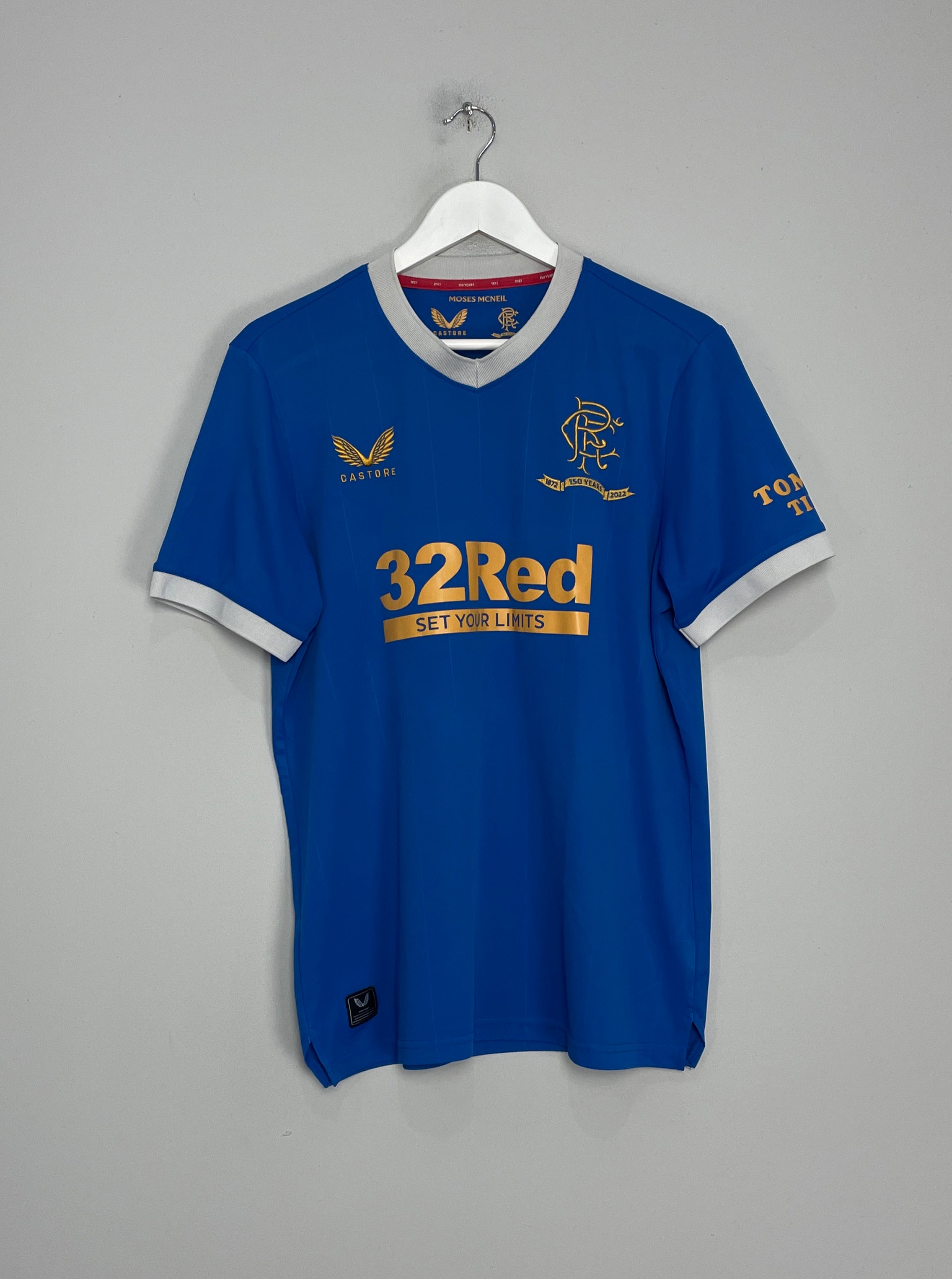 2021/22 RANGERS HOME SHIRT (L) CASTORE