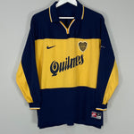 1998/00 BOCA JUNIORS #8 HOME SHIRT (L) NIKE